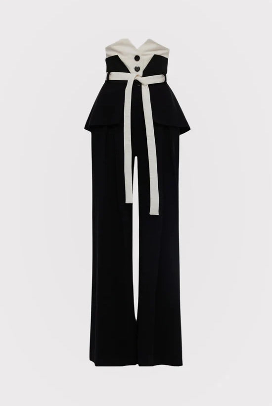 Julia Allert Flared Pants With Corset Waistband Glasscock Boutique