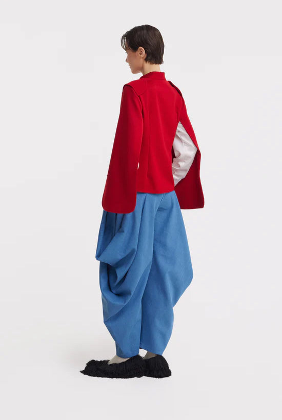 Julia Allert Tailored Structured Cape Blazer Glasscock Boutique