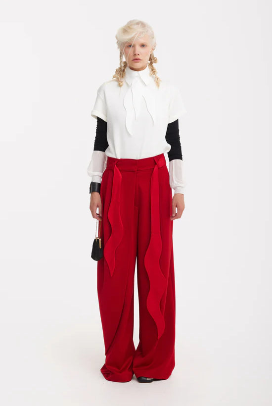 Julia Allert High-Wrap Trousers Glasscock Boutique