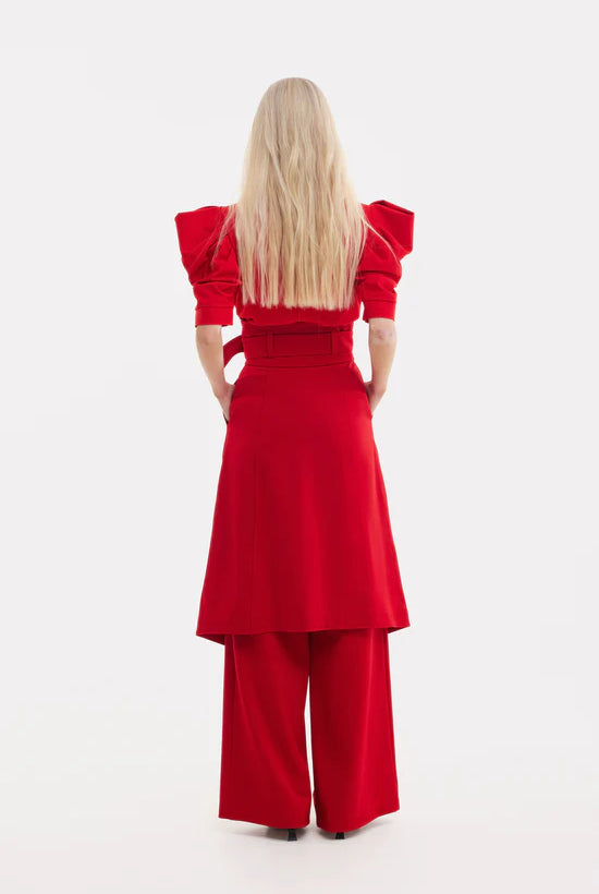 Julia Allert V-Neck Puff Sleeve Top Glasscock Boutique