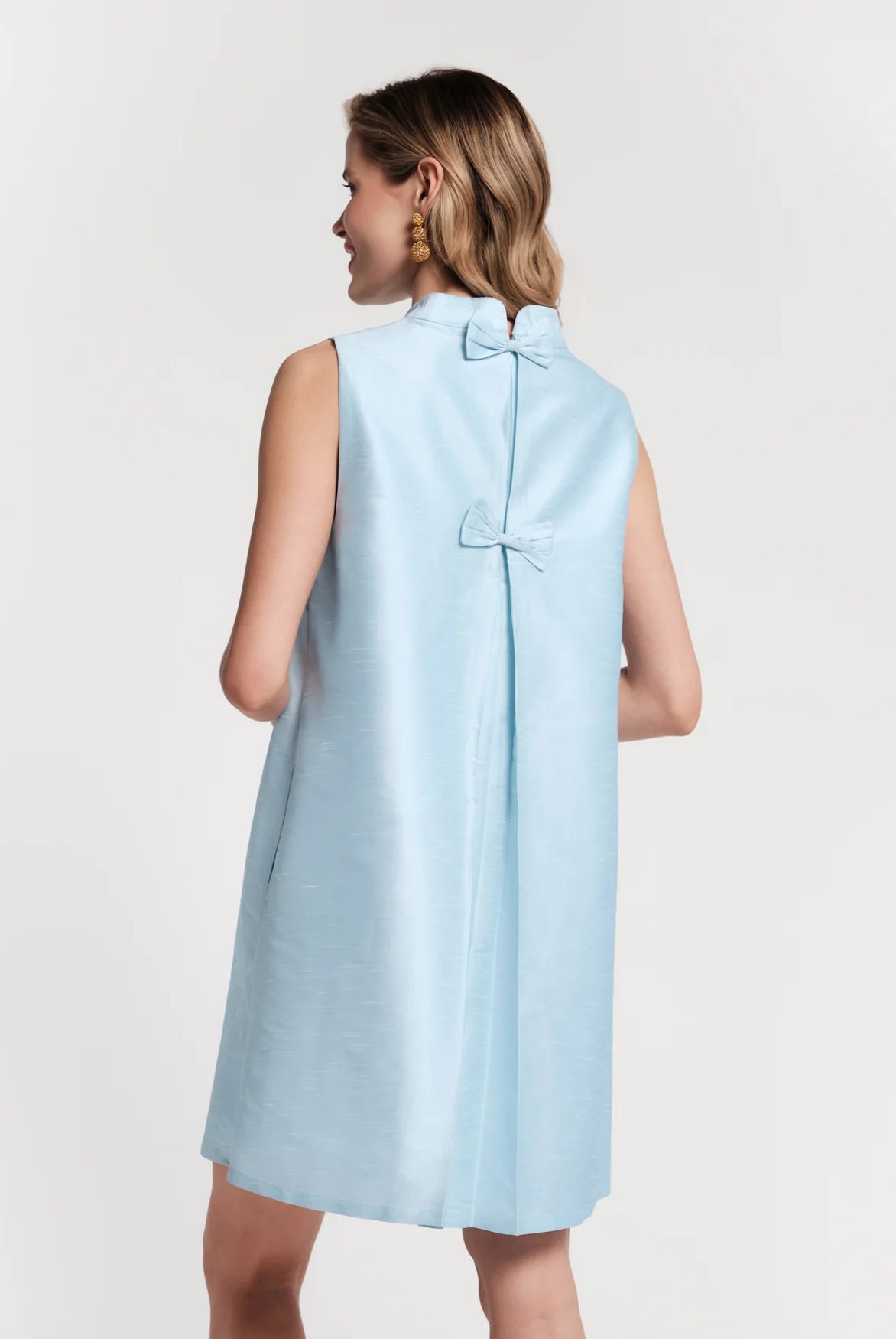 Frances Valentine Diplomat Blue Dress Glasscock