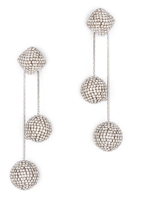 Deepa Taryn Earrings in Emerald Green Glasscock
