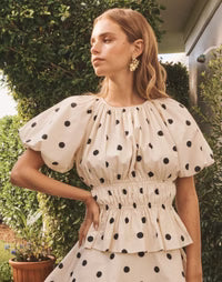 Mestiza Breakfast Smocked Top Glasscock