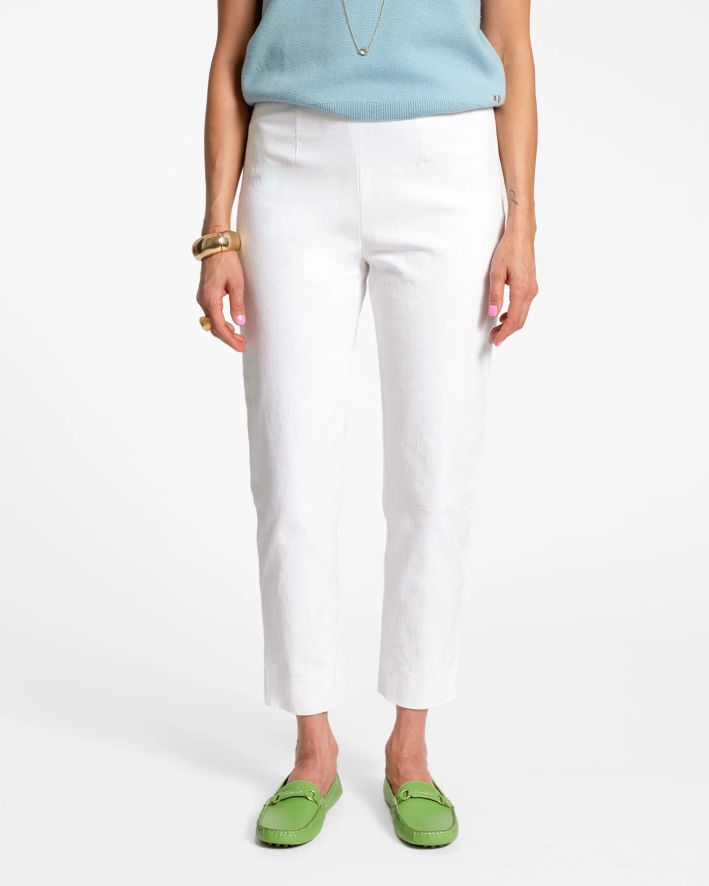 Frances Valentine White Lucy Pant Glasscock