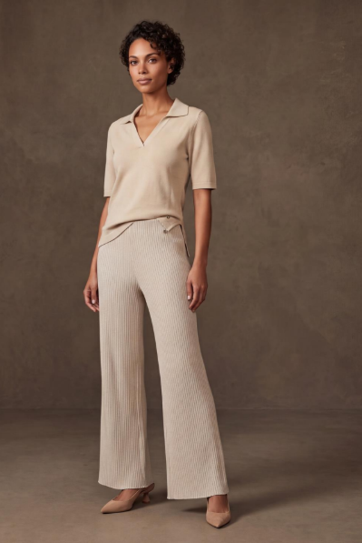 Biana Kyla Top In Beige Glasscock Boutique
