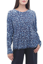 Load image into Gallery viewer, 100% Cashmere Ombre Animal Print Pullover
