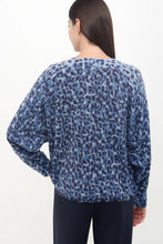 Load image into Gallery viewer, 100% Cashmere Ombre Animal Print Pullover

