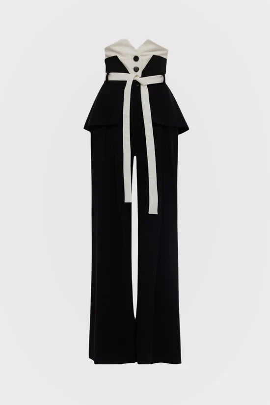 Julia Allert Flared Pants With Corset Waistband Glasscock Boutique