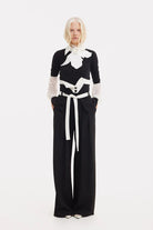 Julia Allert Flared Pants With Corset Waistband Glasscock Boutique
