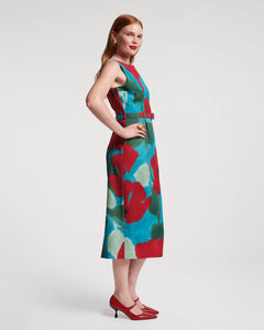 Frances Valentine  Audrey Belted Midi Dress
