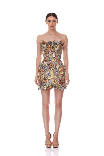 Bronx and Banco Bella Maraya Butterfly Mini Dress Glasscock