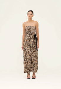 Agua By Agua Bendita Cinefila Jaguar Maxi Dress