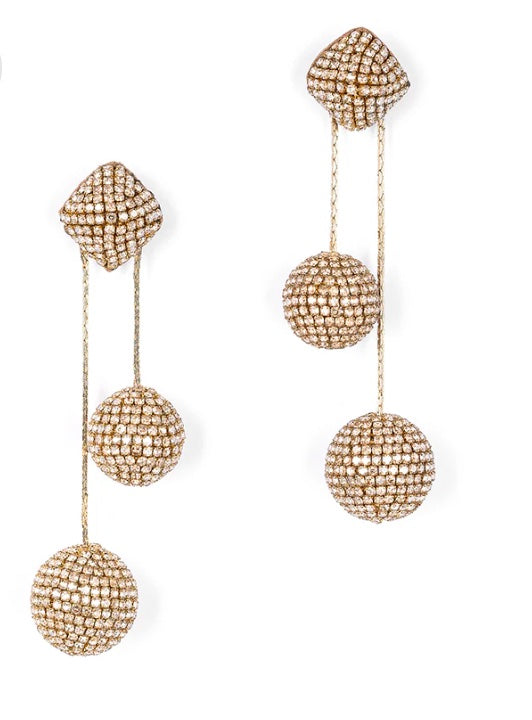 Deepa Gunani Taryn Earring in Gold Glasscock
