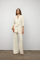 Iris Setlawke Ivory Belted Jacket Glasscock