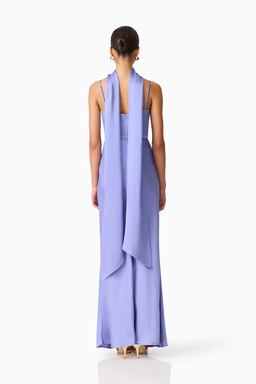 long lavender gown