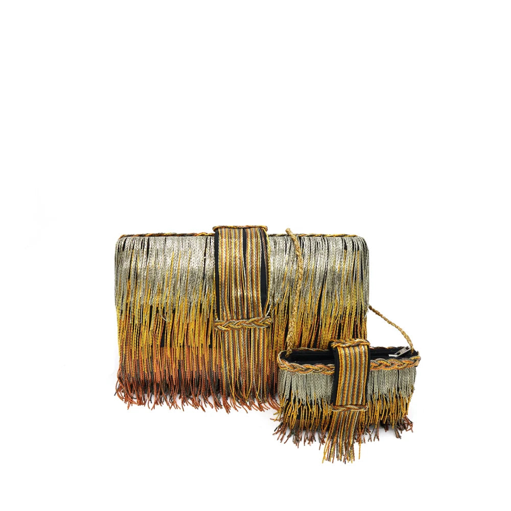 Simitri Ombre Mini Clutch Glasscock Boutique