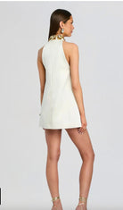 Retrofete Giacinta Embellished Mini Dress Glasscock