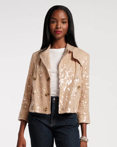 Frances Valentine Sequin Moto Jacket