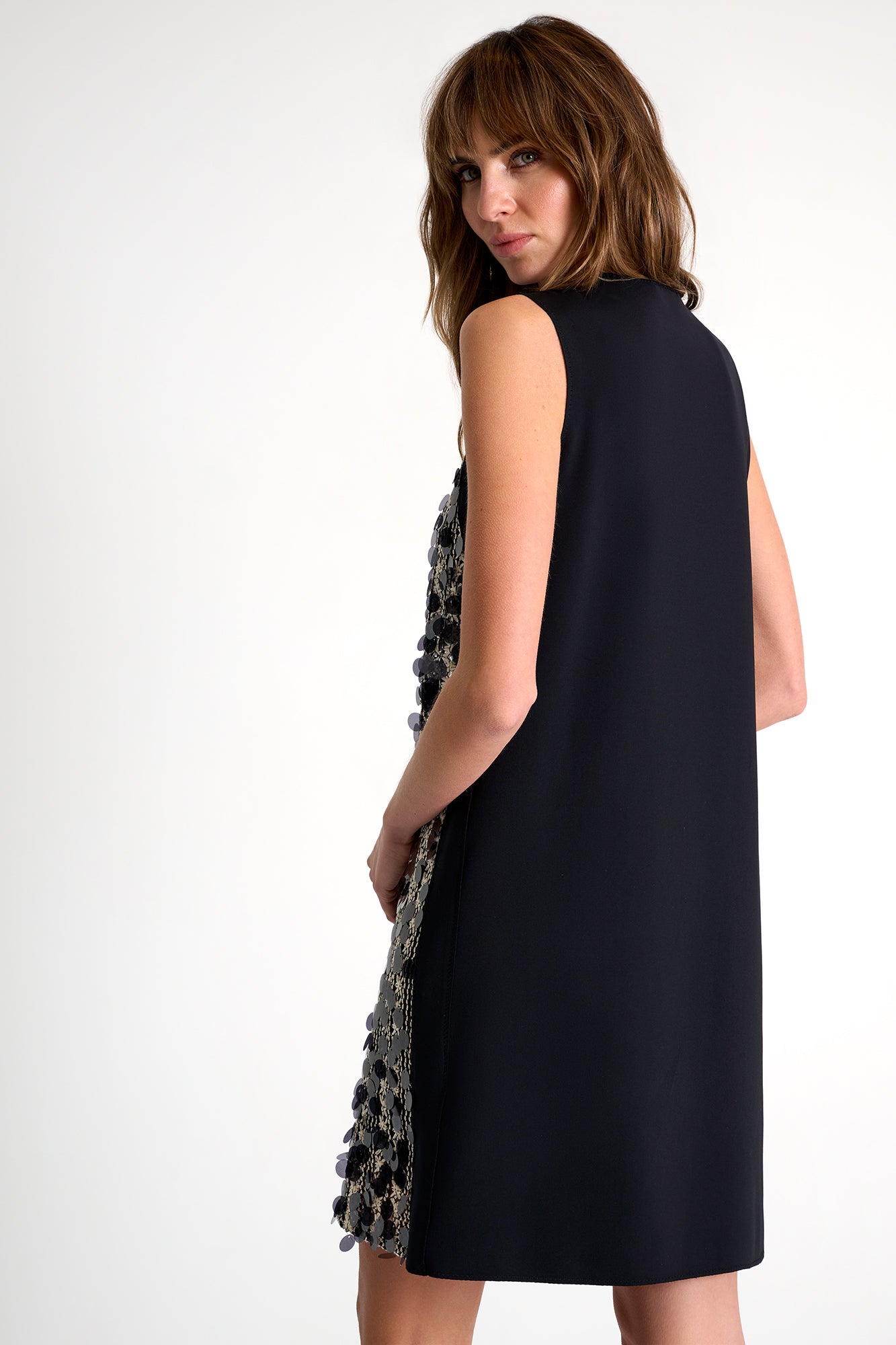 Shan Embroidered Sequin Mini Dress- 52645-77 Glasscock