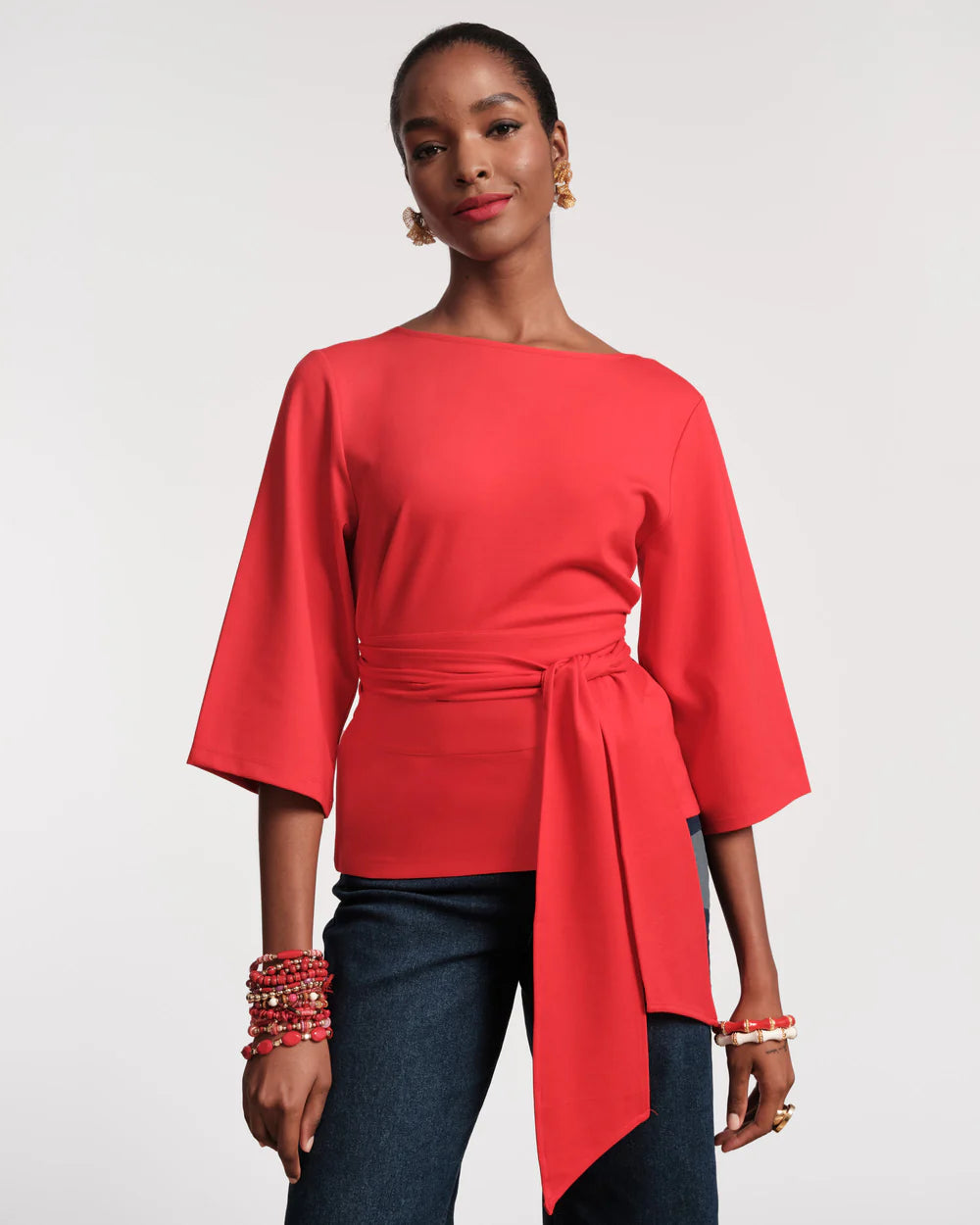 Frances Valentine Whitney Wrap Top