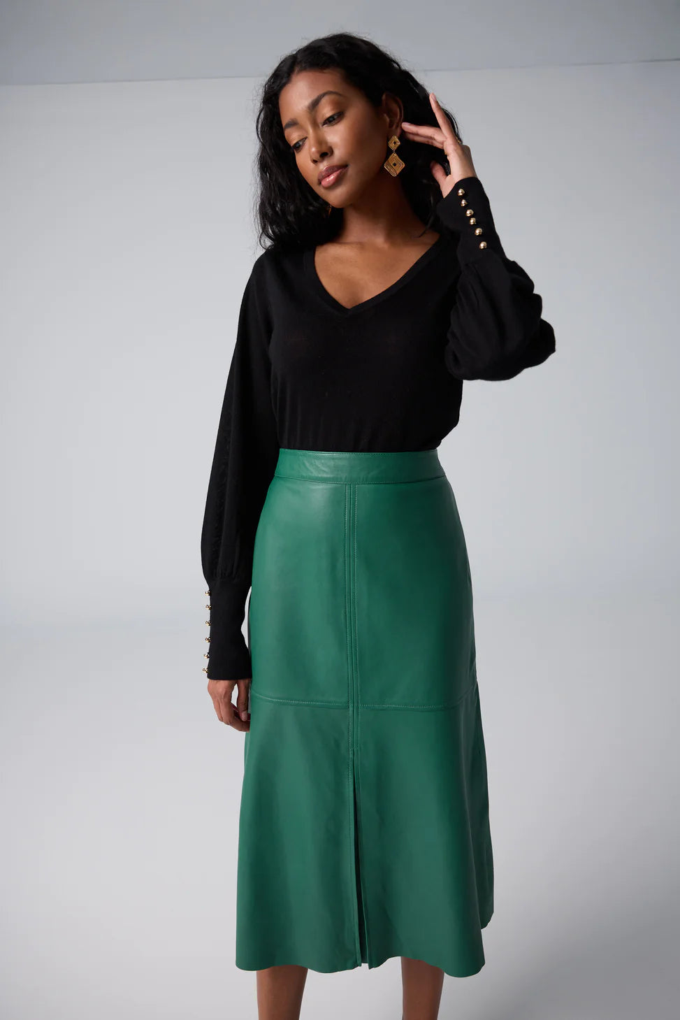 Iris Setlakwe A-line midi skirt F23LT3298
