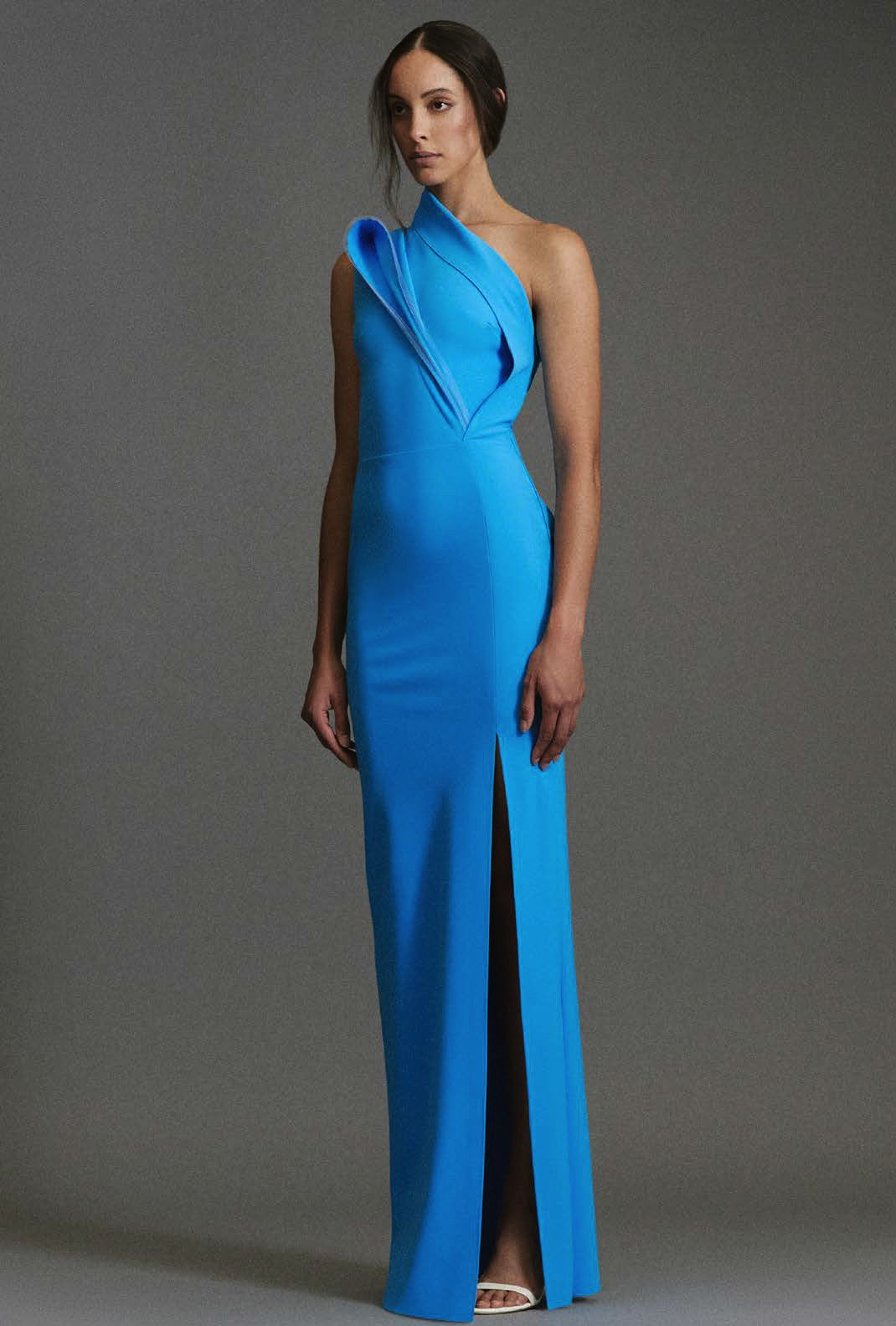 Greta Constantine Cocoros Gown Glasscock Boutique