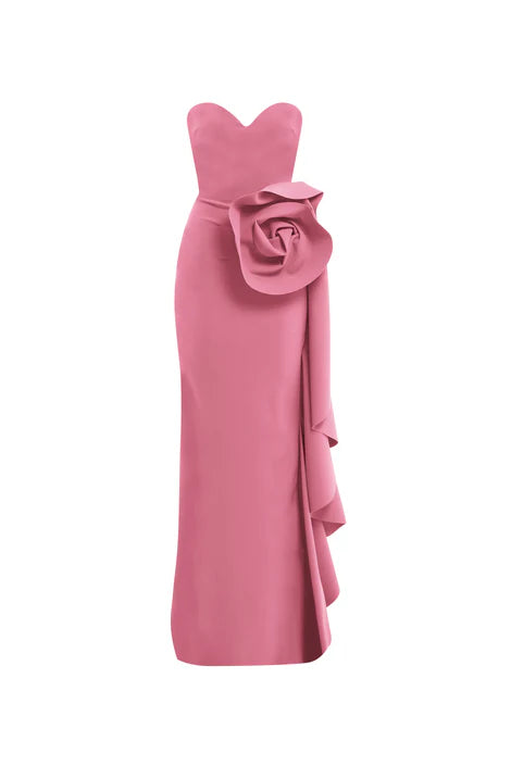 chiara boni la petite robe pink dress Chiara Boni La Petite Robe Valorie Halter Dress in Lampone, Size 42