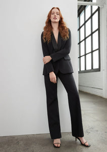 Iris Setlakwe Tuxedo Jacket With Satin Collar