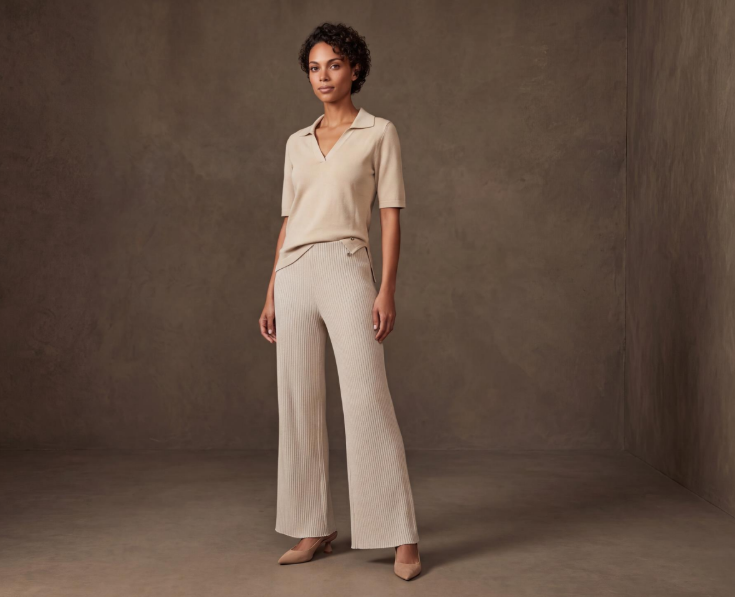 Biana Kyla Top In Beige Glasscock Boutique