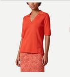 Biana Kyla Top In Bright Orange Glasscock Boutique