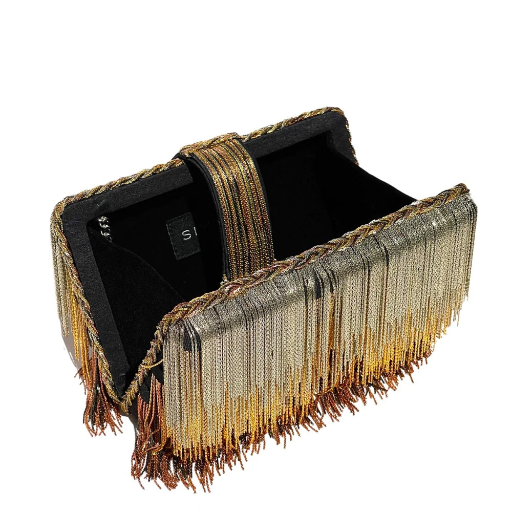 Simitri Ombre Chunky Clutch Glasscock Boutique