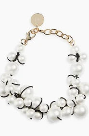 Carolina Herrera Pearl Cluster Necklace