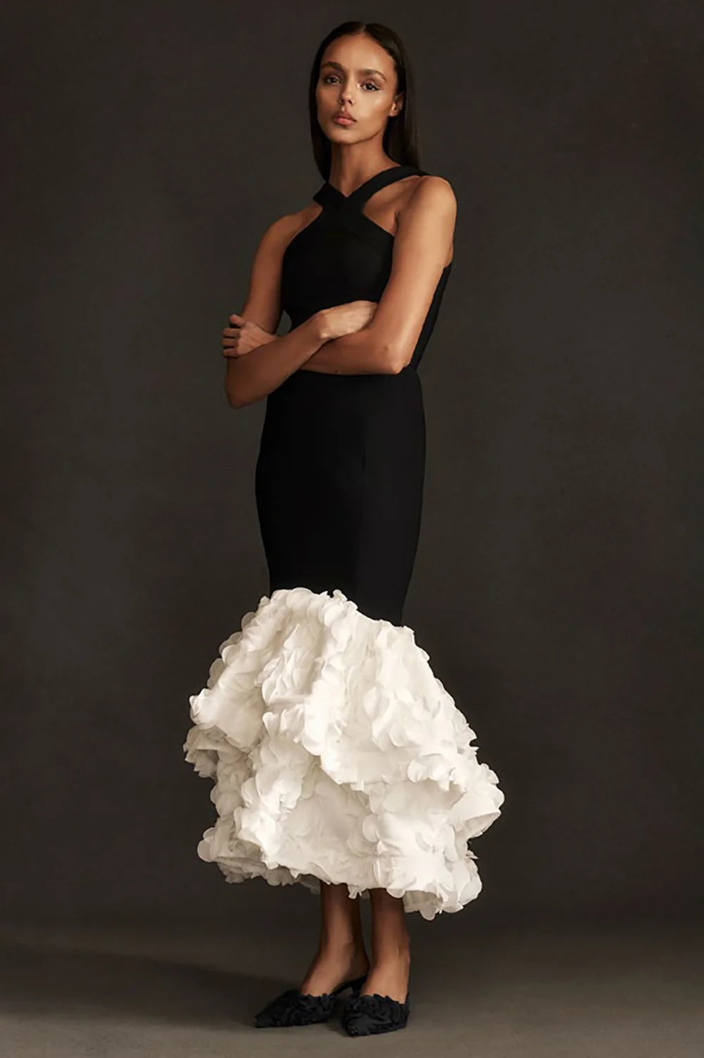 Greta Constantine Schubert Hi-Lo Dress Glasscock Boutique