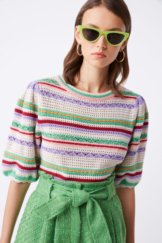 Suncoo - Panaca Striped Sweater
