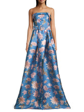 Load image into Gallery viewer, Sachin &amp; Babi - Brielle Strapless Floral Gown
