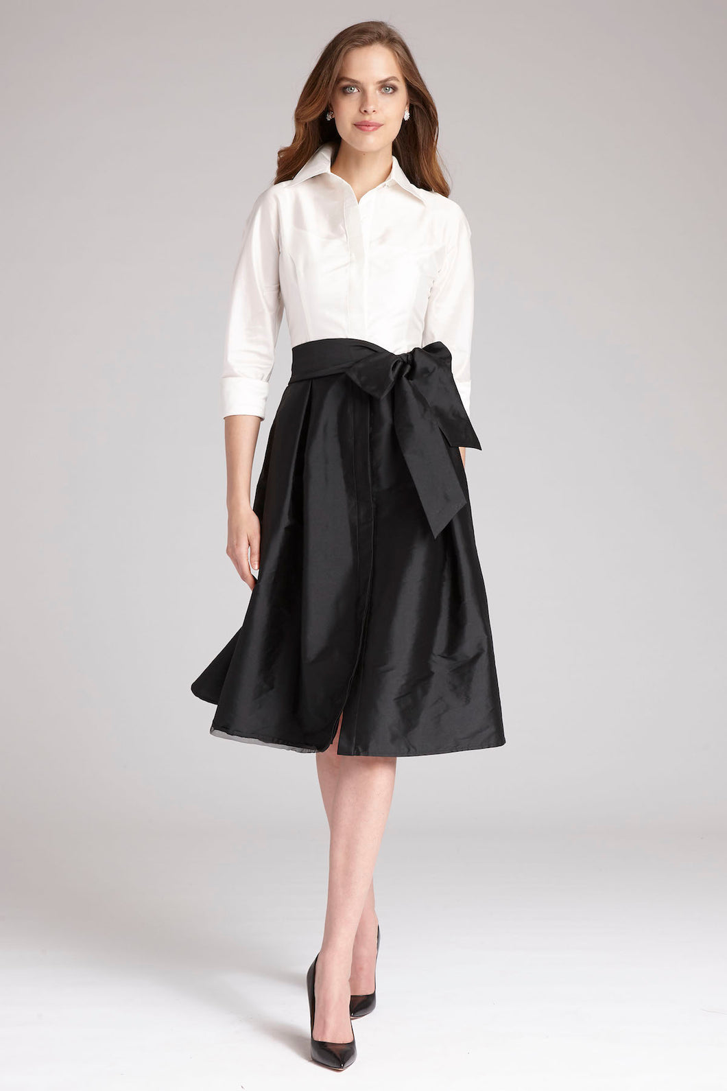 Buy ASHTAG | Satin Shirt Dress with a Belt | Satin or Formal Wear | Perfect  Casual Day Outing Dress | Complete Your 9 am to 9 pm Fashion | Off White |  XS at Amazon.in