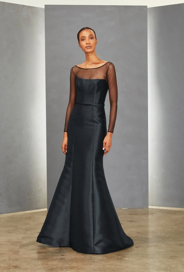 Tulle Boat Neck Gown RTS
