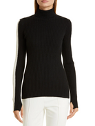 Capsule 121 - The Mimosa Turtleneck Cotton & Cashmere Rib Sweater Glasscock Boutique