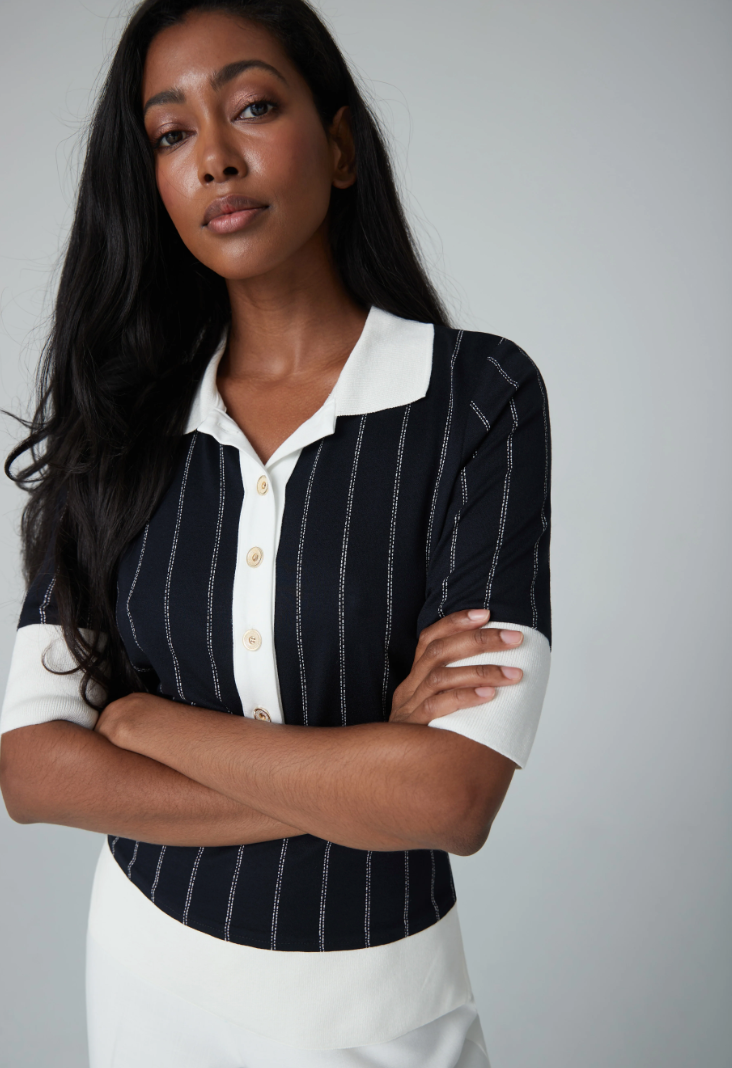 Iris Setlakwe - Polo Shirt with contrast