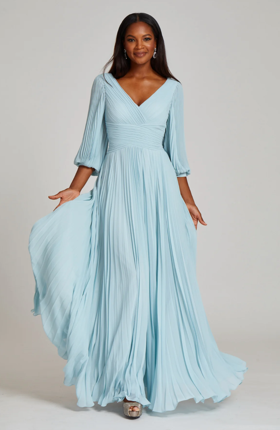 Adding chiffon sleeves to a dress best sale