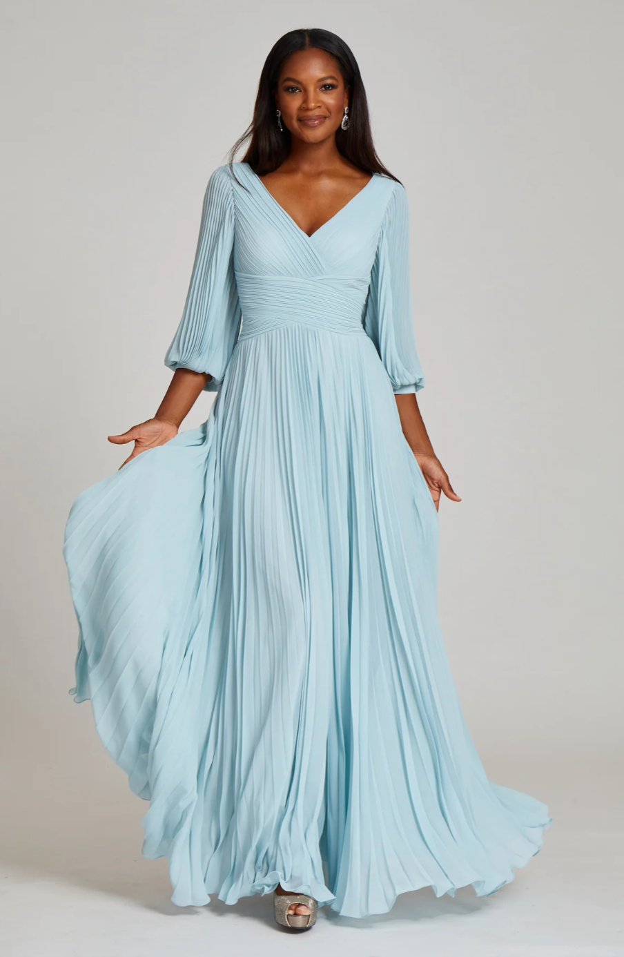 Adding chiffon sleeves to a dress clearance