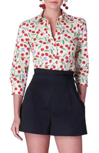 Load image into Gallery viewer, Carolina Herrera - Three-Quarter Sleeve Stretch Cotton Button-Up Shirt

